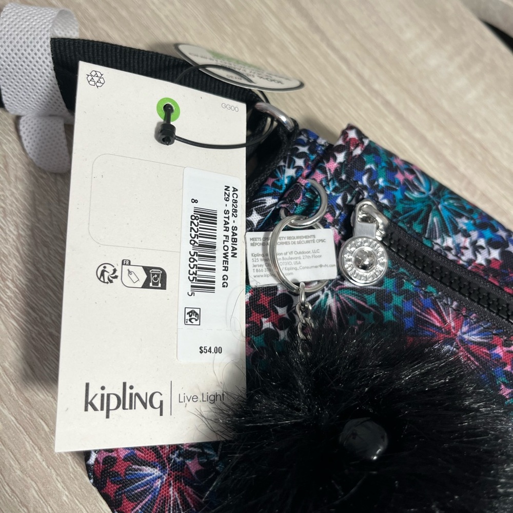 Kipling Star Flower Sabian Bag - Picture 2 of 12